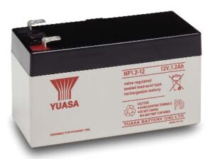12 Volt 1.2 Ah Yuasa NP 1.2-12