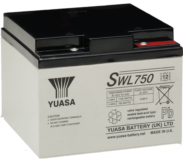 12 Volt 24 Ah Yuasa SWL 750