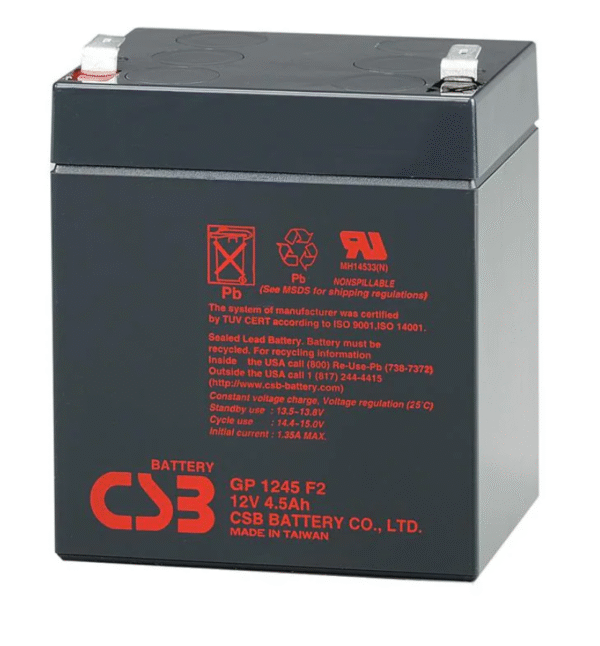 CSB GP1245 12V 4.5Ah Akü