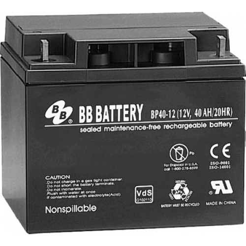 12 V 40 AH BB Akü