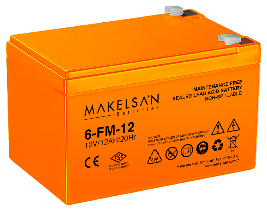 Makelsan 12 V 12 AH Akü