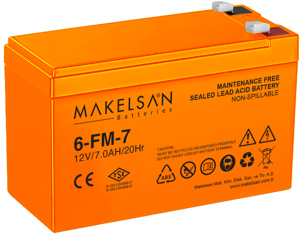 Makelsan 12 V 7 AH Akü