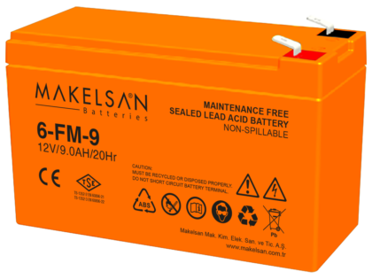 Makelsan 12 V 9 AH Akü