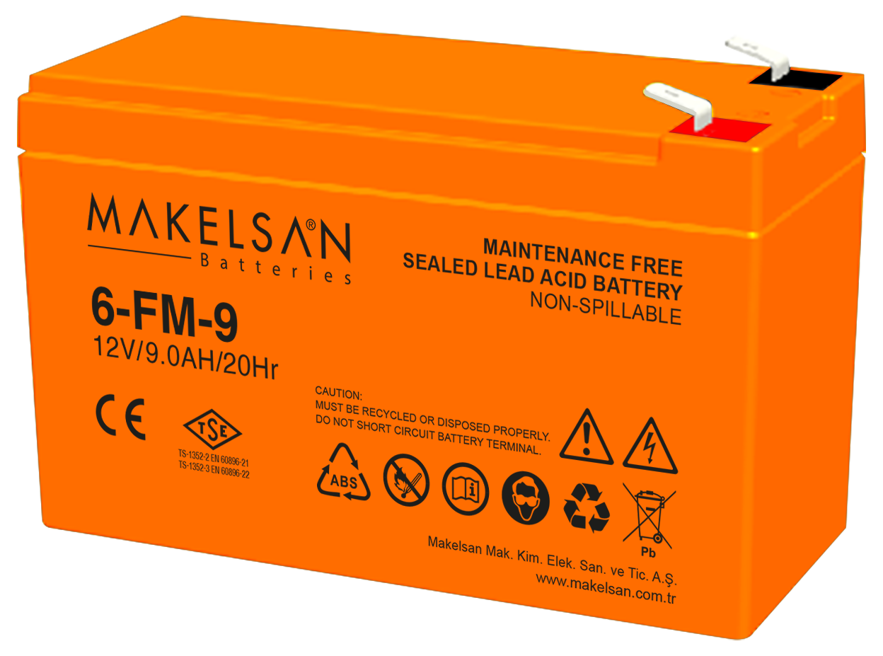 Makelsan 12 V 9 AH Akü