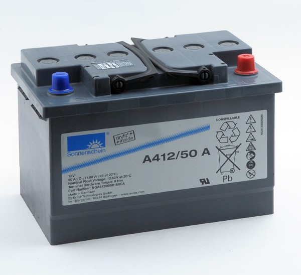 12 Volt 50 Ah Dryfit A400 Jel Akü