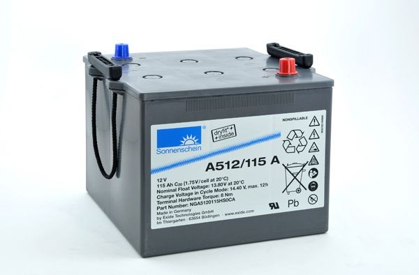 12 Volt 115 Ah Dryfit A500 Jel Akü
