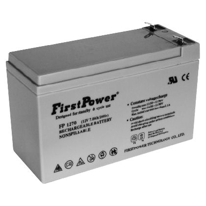 12 Volt 7 Ah FirstPower FP1270