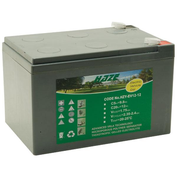 Haze 12v 12Ah Jel Akü Ev Range
