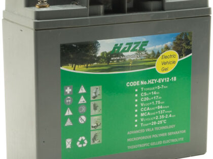 Haze 12v 18Ah Jel Akü Ev Range