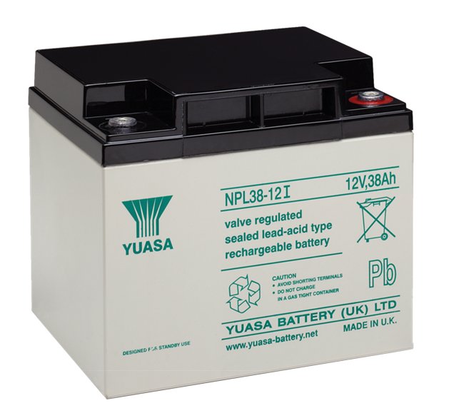 12 Volt 38 Ah Yuasa NPL38-12i