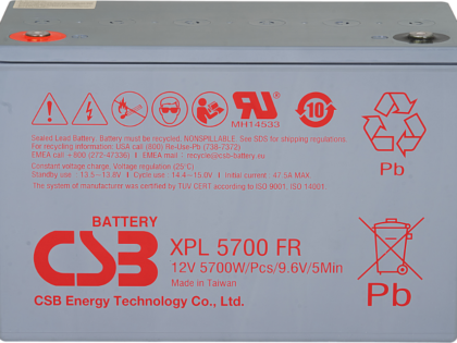 12 Volt 100 Ah CSB Akü TPL121000TFR