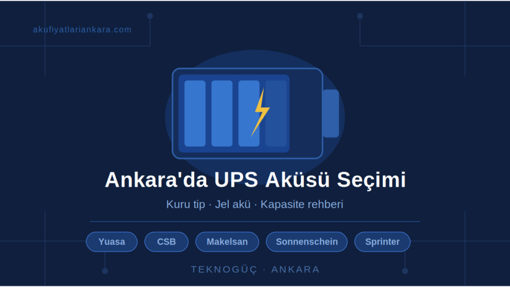 UPS aküsü Ankara