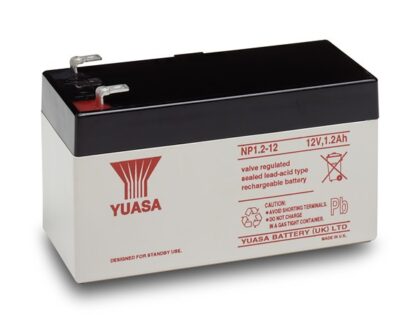 12 Volt 1.2 Ah Yuasa NP1.2-12FR