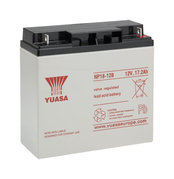 12 Volt 18 Ah Yuasa NP18-12b
